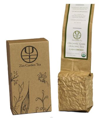 Zen Garden Tea Taiwan Organic Gaba Oolong Tea - 100g 3.5oz
