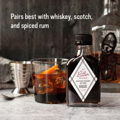 The Bitter Housewife Rogue Dead Guy Chicory Cocktail Bitters, 3.4 oz