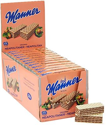 Manner Original Neapolitaner Wafers 75 g Pack of 12