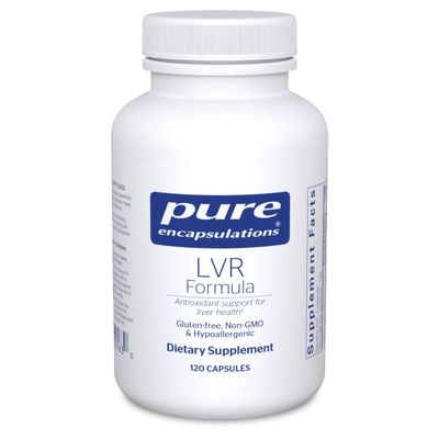 Pure Encapsulations LVR Formula Hypoallergenic Supplement with Antioxidant Support for Liver Cell Health 120 Capsules