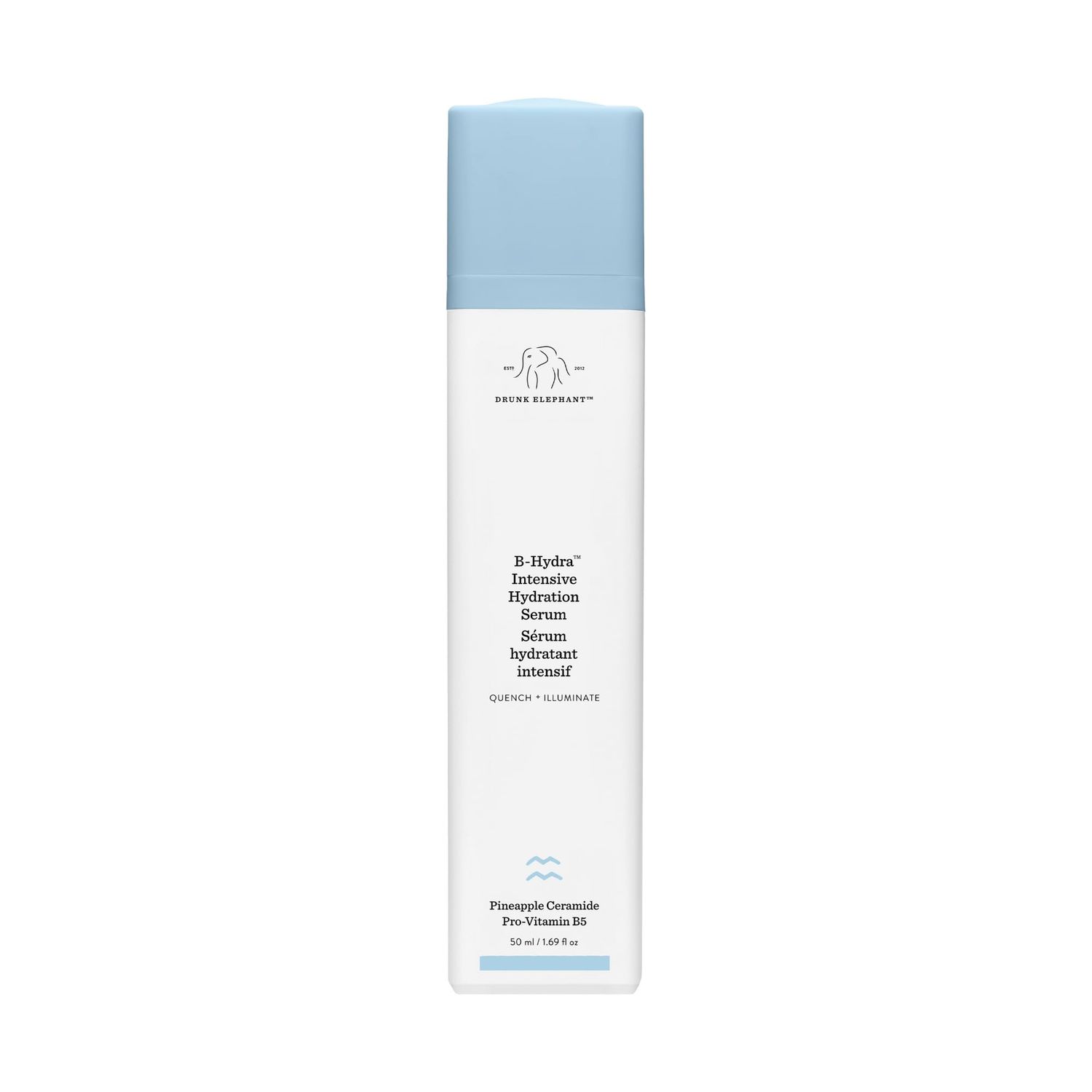Drunk Elephant B-Hydra Hydration Serum - 50 ml1.69 fl oz - Hydrating Vitamin B Serum - Clean Clinical Skincare - Cruelty-Free - Dermatologist-Tested - Free of Essential Oils, Silicones, and Fragrance