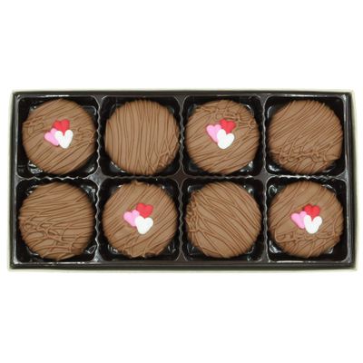 Philadelphia Candies Milk Chocolate Covered OREO Cookies, Valentine's Day Gift 8 Ounce