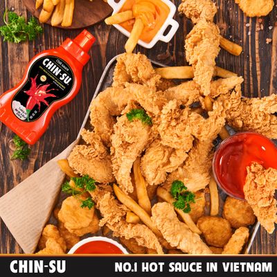 The Original Vietnamese Chili Sauce, CHIN-SU Sweet Sriracha Chili Sauce, Organic Pasta Sauce, Pizza Sauce, Rippen Chili Garlic Hot Sauce, Salsa Hot Spaghetti Sauce BBQ Sauce Gift Set, 1 Pack of 8.82oz