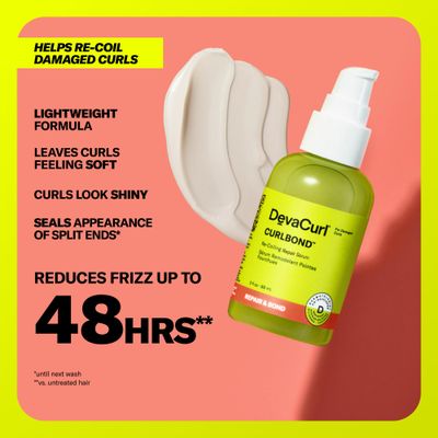 DevaCurl CURLBOND Re-Coiling Split End Serum 3oz, 3 fl. oz.