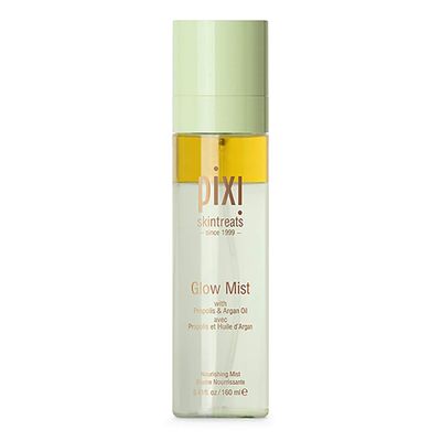 Pixi Beauty Glow Mist All-Over Mist For Luminous Complexion Set &amp; Refresh Makeup Hydrate Skin With 21 Natural Oils, 160ml