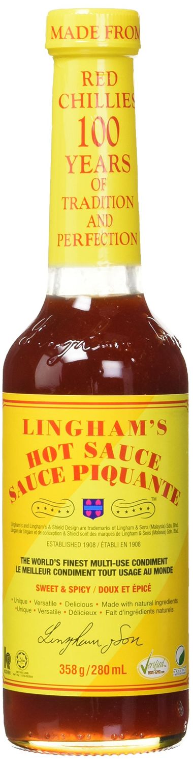 Lingham&#39;s HOT SAUCE ORIGINAL, 12.6 Ounce