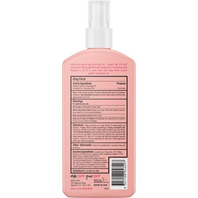 b.tan SPF 15 Deep Tanning Oil Dry Spray Tropic Like It's Hot - Best, Best Outdoor Bronzing Mist, Moisturizing Grapefruit, Tangerine, Vitamins C, B3, &amp; A, Austrailian Brand, 8 Fl Oz