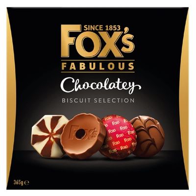 Fox&#39;s Fabulous Chocolatey Biscuit Selection 365g
