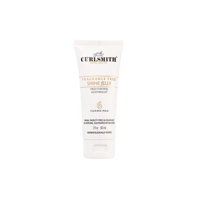 CURLSMITH - Shine Jelly, Light Hold Styling Gel with Frizz Protection, Sensitive, Fragrance Free, For All Curl and Hair Types, Vegan 2 fl oz
