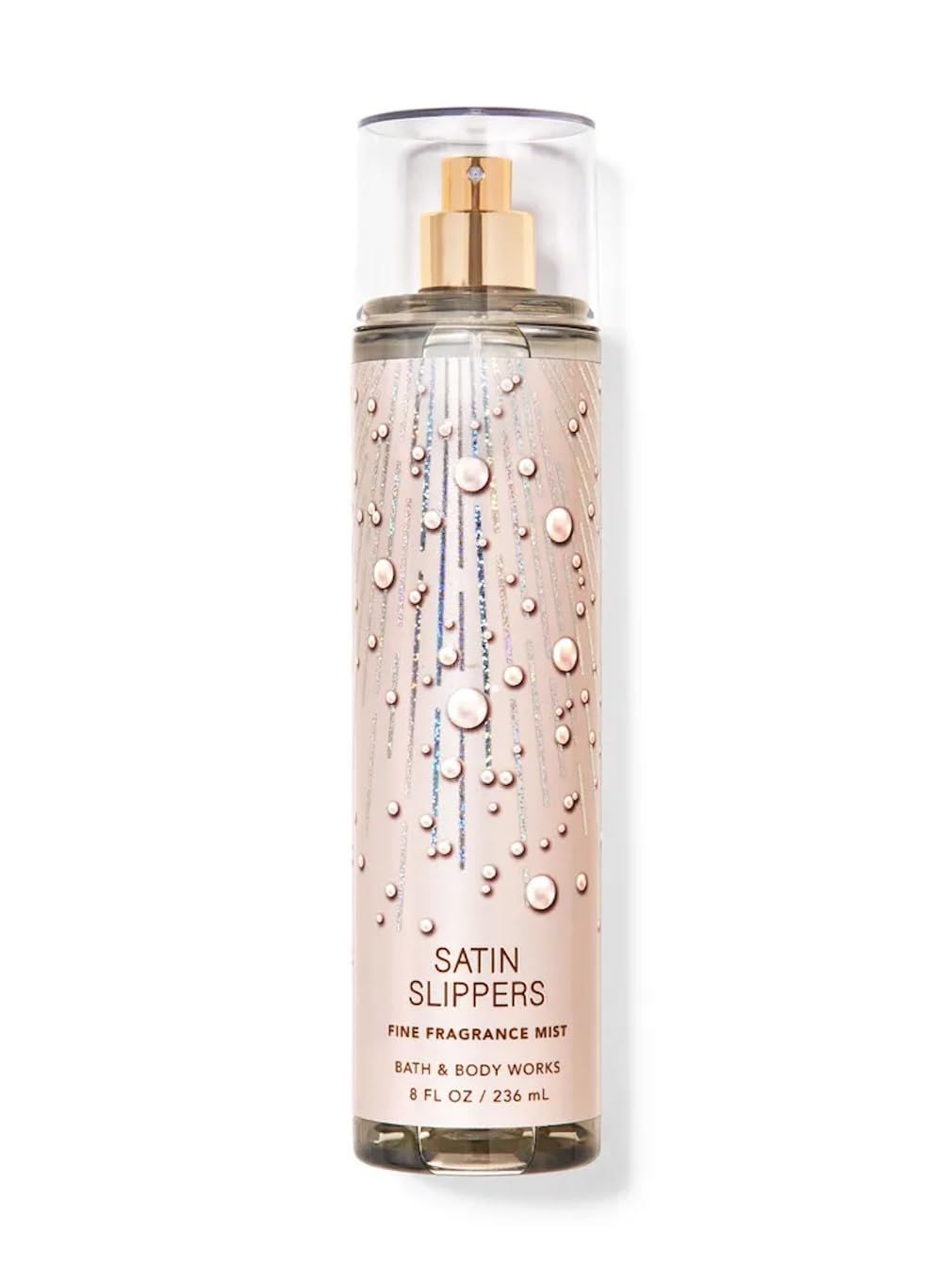 Bath &amp; Body Works Satin Slipper Fine Fragrance Body Spray Mist, Warm Vanilla Sugar Satin Slippers