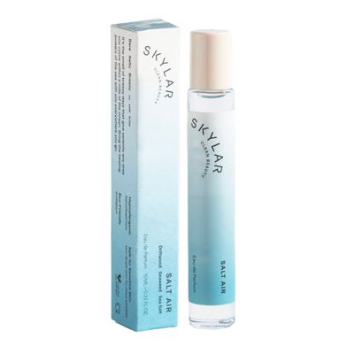 Skylar Salt Air Eau de Parfum - Hypoallergenic &amp; Clean Perfume for Women &amp; Men, Vegan &amp; Safe for Sensitive Skin - Fresh Perfume with Notes of Driftwood, Sea Salt &amp; Seaweed - 10mL 0.33 Fl oz