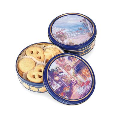 Oriental Trading Fun Express - Butter Cookie Tin 6pc Unit - Edibles - Snacks &amp; Baking - Cookies &amp; Fruit - 6 Pieces