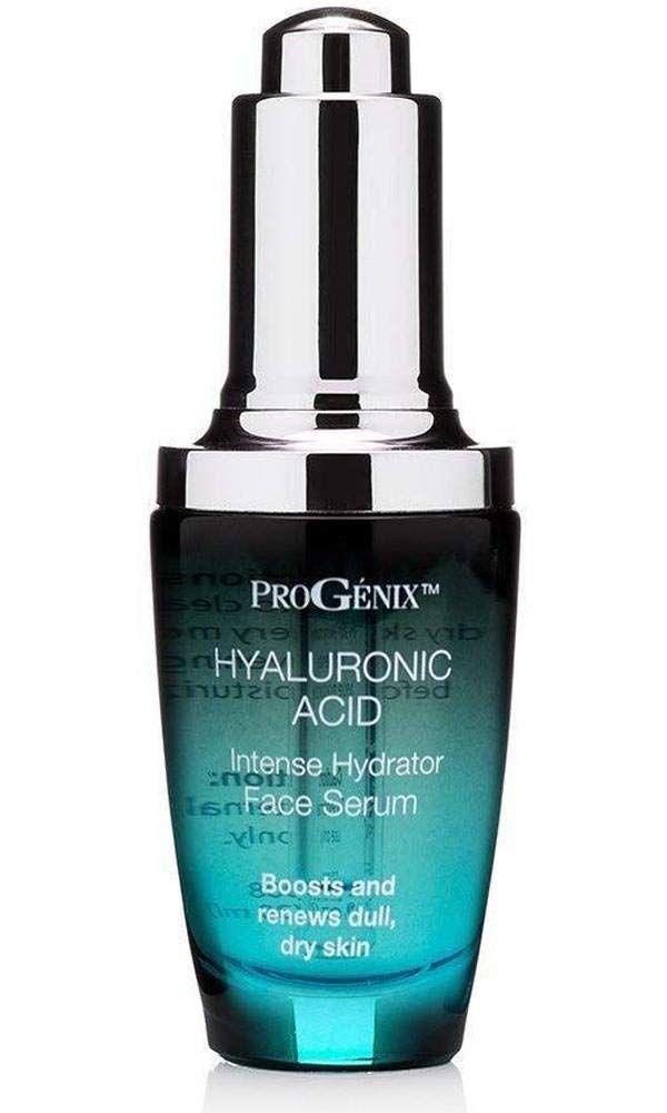 Progenix Hyaluronic Acid Face Serum Skin Care Booster. Intense Hydrating Serum With Hyaluronic Acid, Organic Aloe Vera, Vitamin E For Dry Skin &amp; Fine Lines. 1 Fl Oz