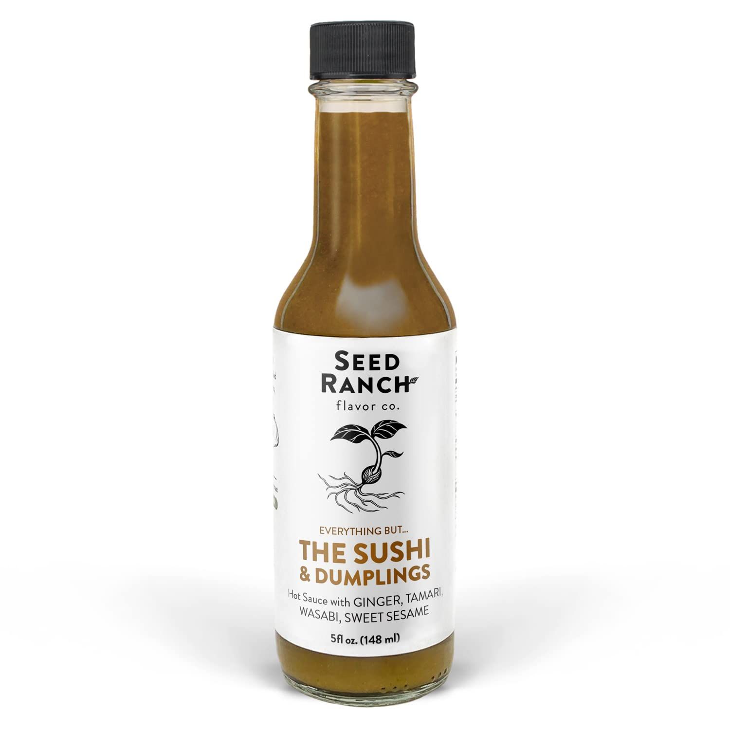 Seed Ranch Everything But The Sushi &amp; Dumplings Sauce, 5 Fl Oz - Savory, Sweet &amp; Mild - Ginger, Wasabi &amp; Sweet Sesame - Vegan, Non-GMO, Gluten-Free - Proteins, Rice, Noodles &amp; Vegetables