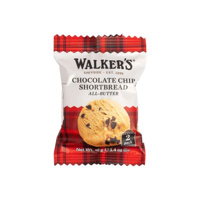 Walkers 2 Piece Shortbread Chocolate Chip Cookies, 0.24 Pound