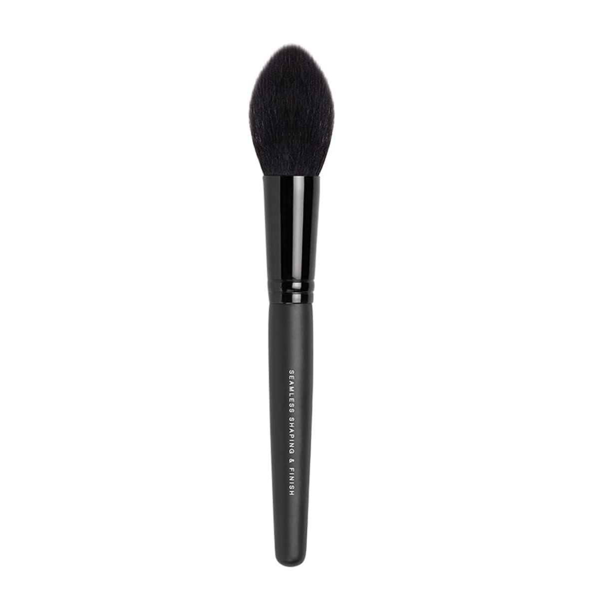 bareMinerals Seamless Shaping &amp; Finish Brush, Finishing Powder Blush, Highlighter and Bronzer, Synthetic Fibers, Vegan