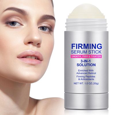 Advanced-Retinol Firming Serum Stick, 3-in-1 Firming Serum Stick for Women, Smooth,Tighten and Firm Face,Neck &amp; Jawline, Reduces Wrinkles, Hydrates &amp; Nourishes Skin 1.0 OZ