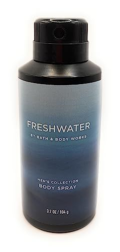 Bath &amp; Body Works Mens Collection Freshwater Deodorizing Body Spray 3.7 Fluid Ounce