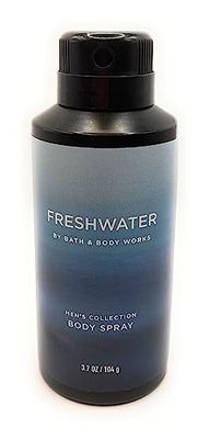 Bath &amp; Body Works Mens Collection Freshwater Deodorizing Body Spray 3.7 Fluid Ounce