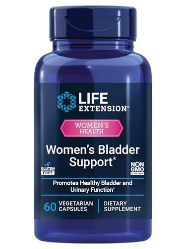 Life Extension Women&#39;s Bladder Support - for Bladder Health and Normal Urinary Frequency - Horsetail, Lindera and Three-Leaf Caper Extracts - Non-GMO - Gluten Free - 60 Vegetarian Capsules