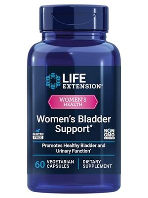 Life Extension Women&#39;s Bladder Support - for Bladder Health and Normal Urinary Frequency - Horsetail, Lindera and Three-Leaf Caper Extracts - Non-GMO - Gluten Free - 60 Vegetarian Capsules