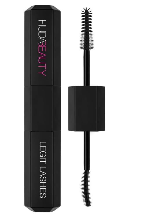 Huda Legit Lasehes Double-Ended Volumizing and Lengthening Mascara - Very Vanta - Extreme Black 2 x 0.28 fl oz 8.5 ml