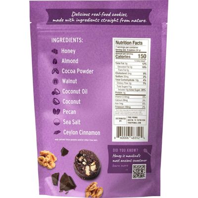 Ona Brownie-Style Cookies, Made with Honey and Dark Chocolate, Ready to eat, Gluten free, Grain free, Dairy free, Paleo