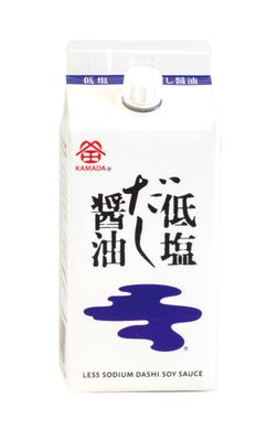 Kamada Less Sodium Dashi Soy Sauce 7cartons 200ml each