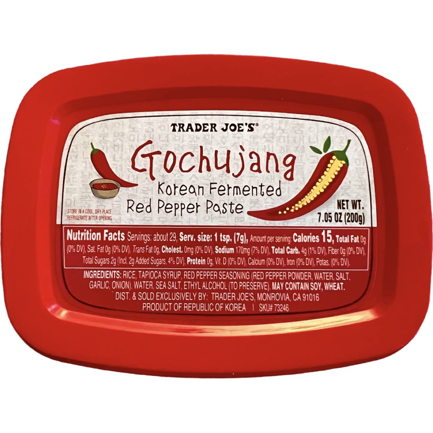 Trader Joe&#39;s Gochujang Korean Fermented Red Pepper Paste Pack of 1