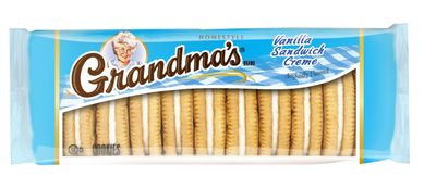Grandma&#39;s Sandwich Creme Cookies, Vanilla, 3.03 Ounce Pack of 18