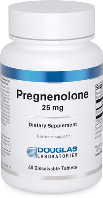Douglas Laboratories Pregnenolone 25 mg - For Pancreas, Cortisol &amp; Liver Support - Pregnenolone Supplement - Non-GMO - 60 Tablets