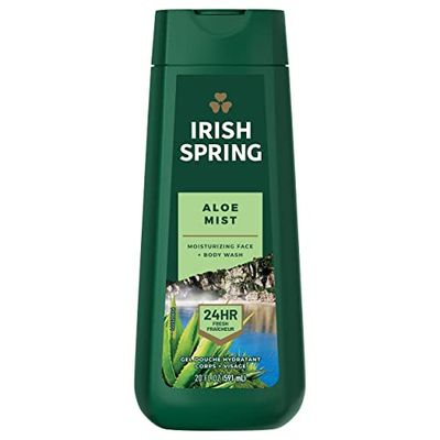 Irish Spring Aloe Mist Body Wash for Men, 591 mL
