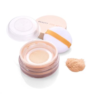 Beauty For Real Hydra-Set Translucent Finishing Brightening Powder, Translucent 1 - Invisible, Weightless Finish - 16-Hour Wear &amp; 24-Hour Shine Control - With Niacinamide &amp; Vitamin E - Talc Free