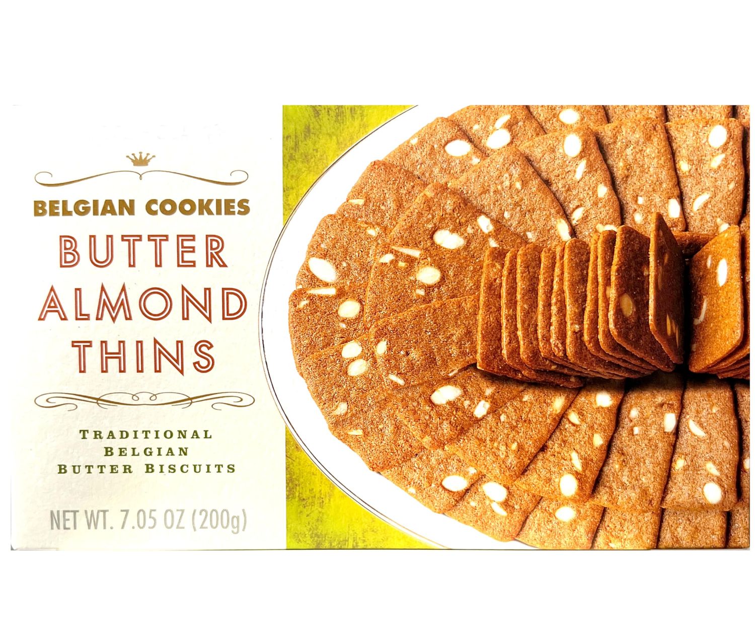 Belgian Cookies, Butter Almond Thins
