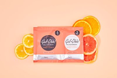 AvryBeauty Gel-Ohh Jelly Spa Bath 3 pack, Citrus Fresh, Citrus Scented, Vitamin C , Jelly Pedicure, Salon Services, Pedicure, Salon Pedi, Relaxation, Heat &amp; Aroma Therapy, Foot Care