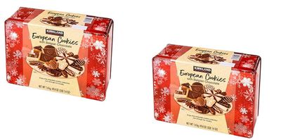 Kirkland Signature European Cookies With Belgian Chocolate, 49.4 oz 2 Pack