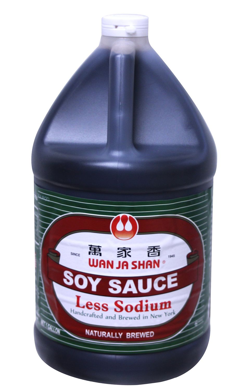 Wan Ja Shan Less sodium soy sauce 1 Gallon