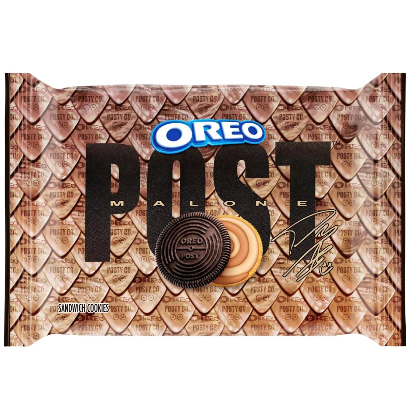 Post Malone Oreo Cookies Limited Edition, 10.68 oz - Oreo Post Malone