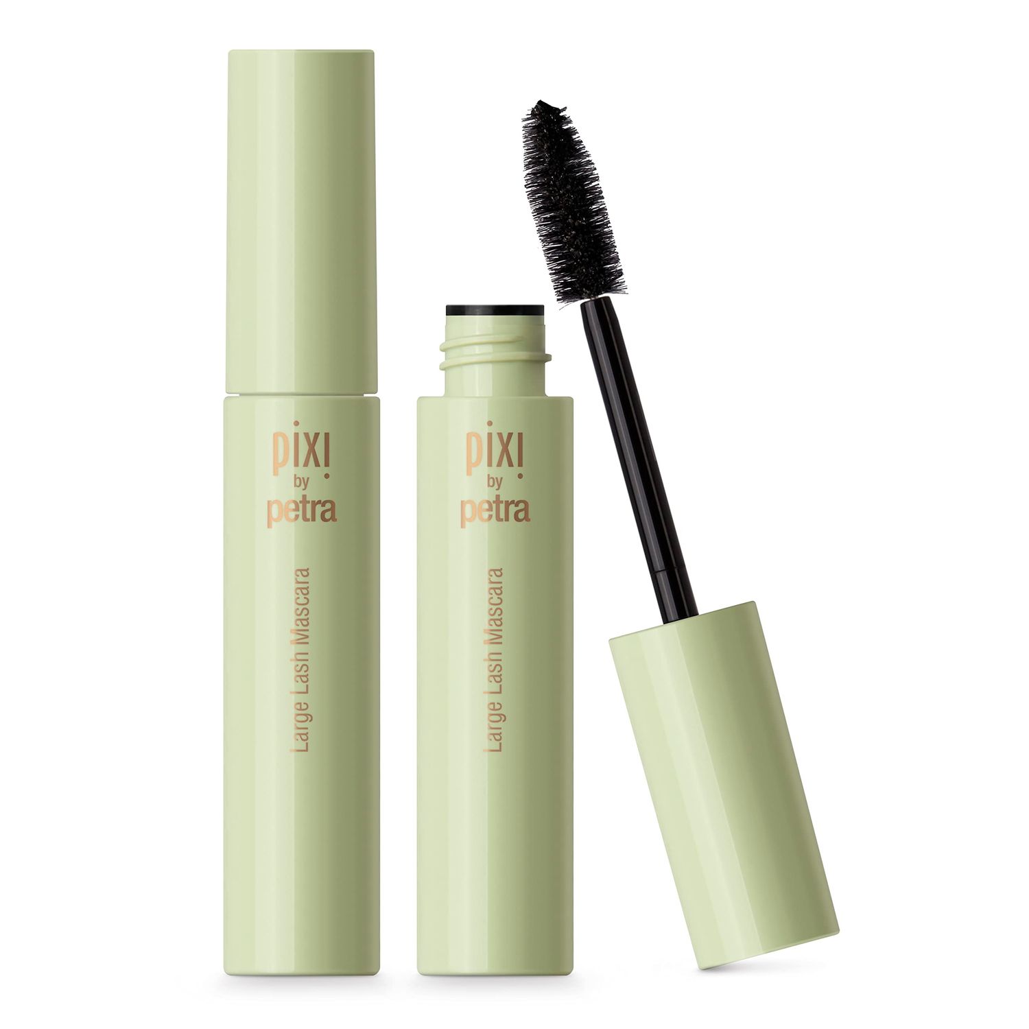 Pixi Beauty Large Lash Mascara - Bold Black 12ml Intensely Volumizing Mascara Buildable Formula Lengthen and Plump Lashes 0.4 Fl Oz