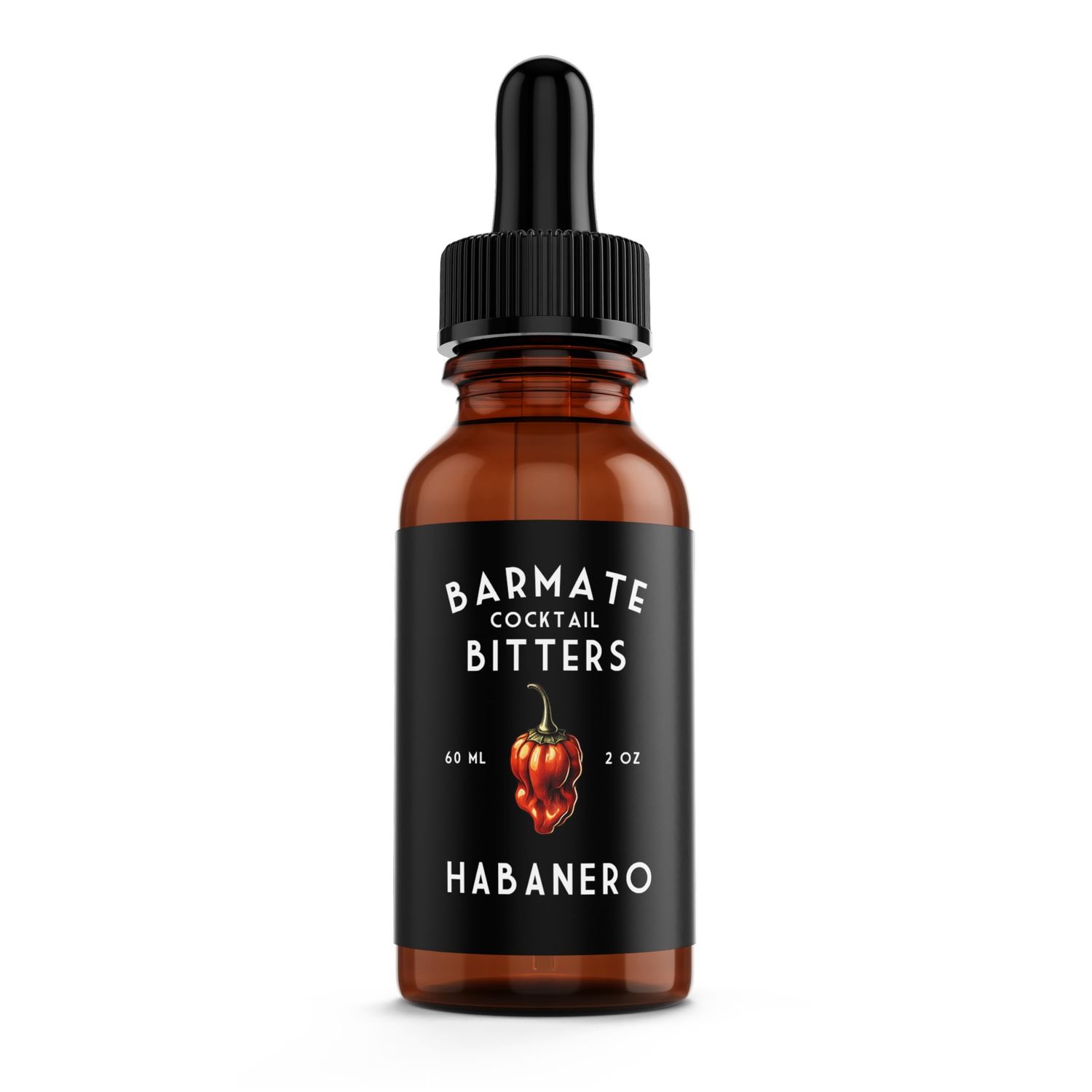 BarMate Spicy Habanero Cocktail Bitters - Drink Flavor Enhancer, Handcrafted Small Batch Bitters for Premium Cocktails, 2 oz
