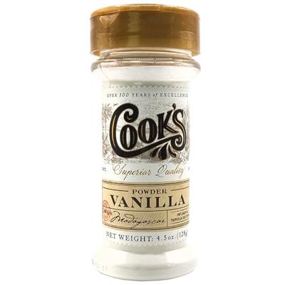 Cooks, Vanilla Powder, Worlds Finest Gourmet Fresh Premium Vanilla, 4.5 oz, 2 Pack