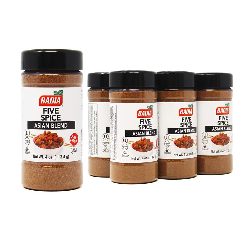Badia Five Spice Asian Blend, 4 Ounce Pack of 6