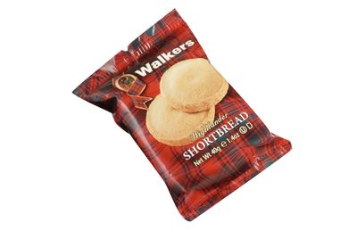 Walkers W176 Shortbread Highlander Cookies, 1.4oz, 2 Pack, 12 PacksBox