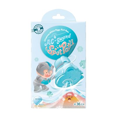 Elizavecca Witch Piggy Hell-Pore AC-guard Spot Patch 12mm 36EA - Hydrocolloid Acne Pimple Patch Vegan-friendly Not Tested on Animals spot patches
