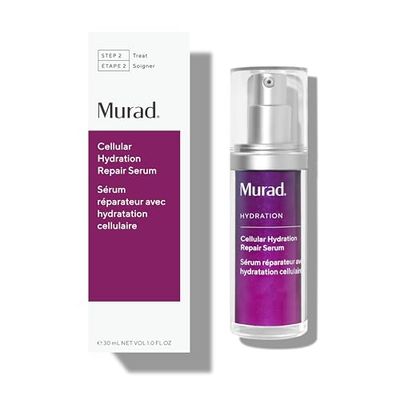 Murad Cellular Hydration Barrier Repair Serum - Hydrating Face Serum Repairs Lipid-Depleted Skin Barrier- Hexapeptide-9, Bilberry, and Hyaluronic Acid Delivers Stronger Healthier Skin - 1 Fl Oz