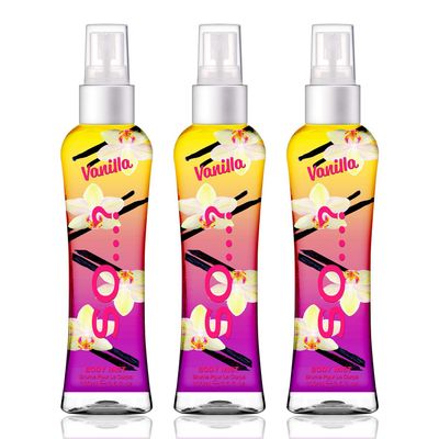 So? Vanilla Body Mist for Women - 3.5 oz Body Mist - Pack of 3