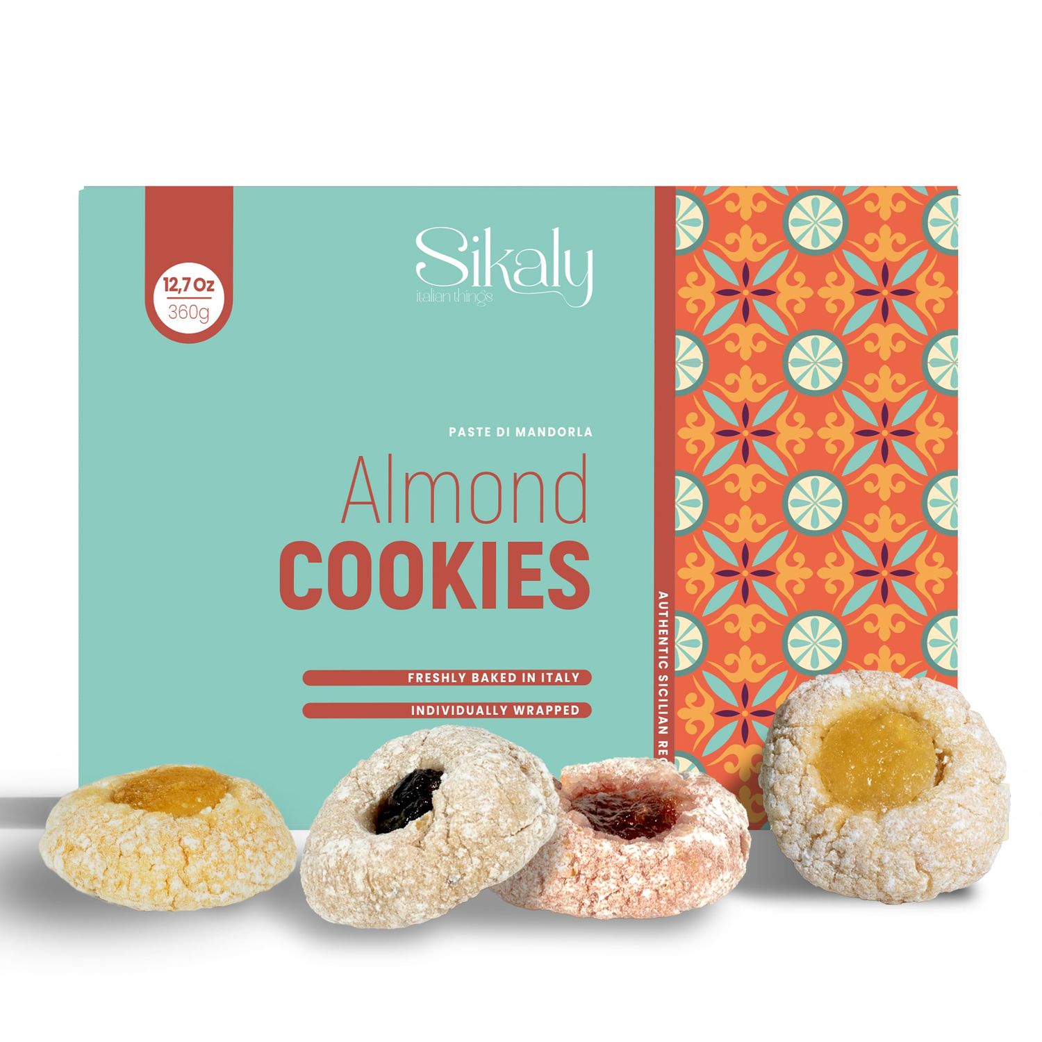 ITALIAN Cookies, Christmas Cookies &amp; Birthday Cookies. Biscotti individually wrapped, Almond Cookies. Biscotti italian Cookies, Gourmet cookies, Cookie Gift Basket. Italian cookies from italy, SIKALY
