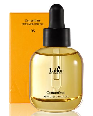 LA&#39;DOR Hair Perfume Oil for Dry Damaged Hair - Anti Frizz Nourishing Fragrance Gloss Oil Serum Leave-In Conditioner Hold Curls &amp; Waves No Sulfate Paraben 1 Fl Oz 03 Osmanthus Korean Haircare Lador