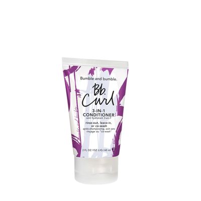 Bumble and bumble. Curl 3-in-1 Conditioner For Moisturized Curls Anti Frizz Color Safe Coily, Curly, Wavy With Jojaba Oil, Avocado Oil Coconut Oil Travel Size, 2 Fl Oz