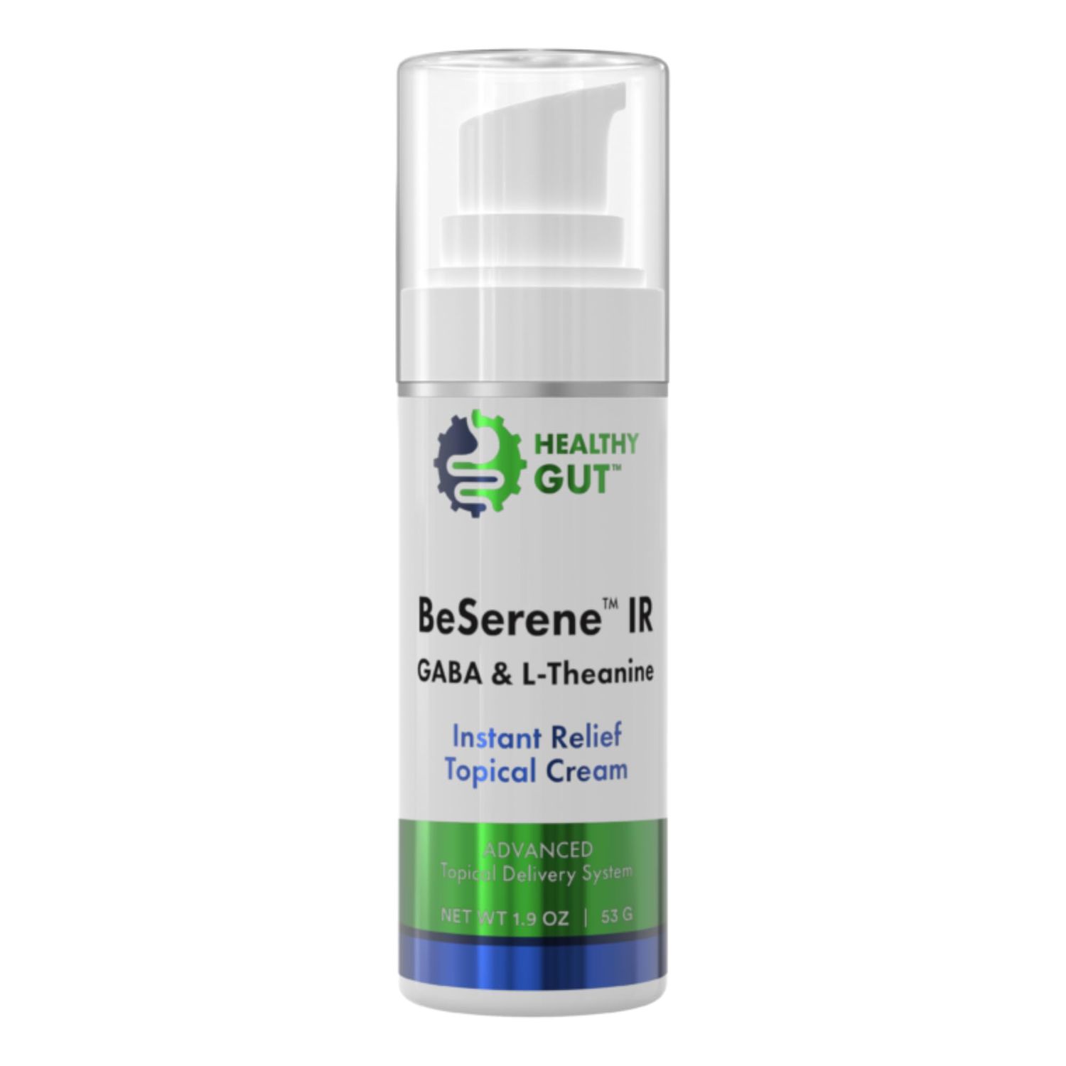 Healthy Gut BeSerene IR GABA &amp; L-Theanine Instant Relief Topical Cream 1.9 OZ